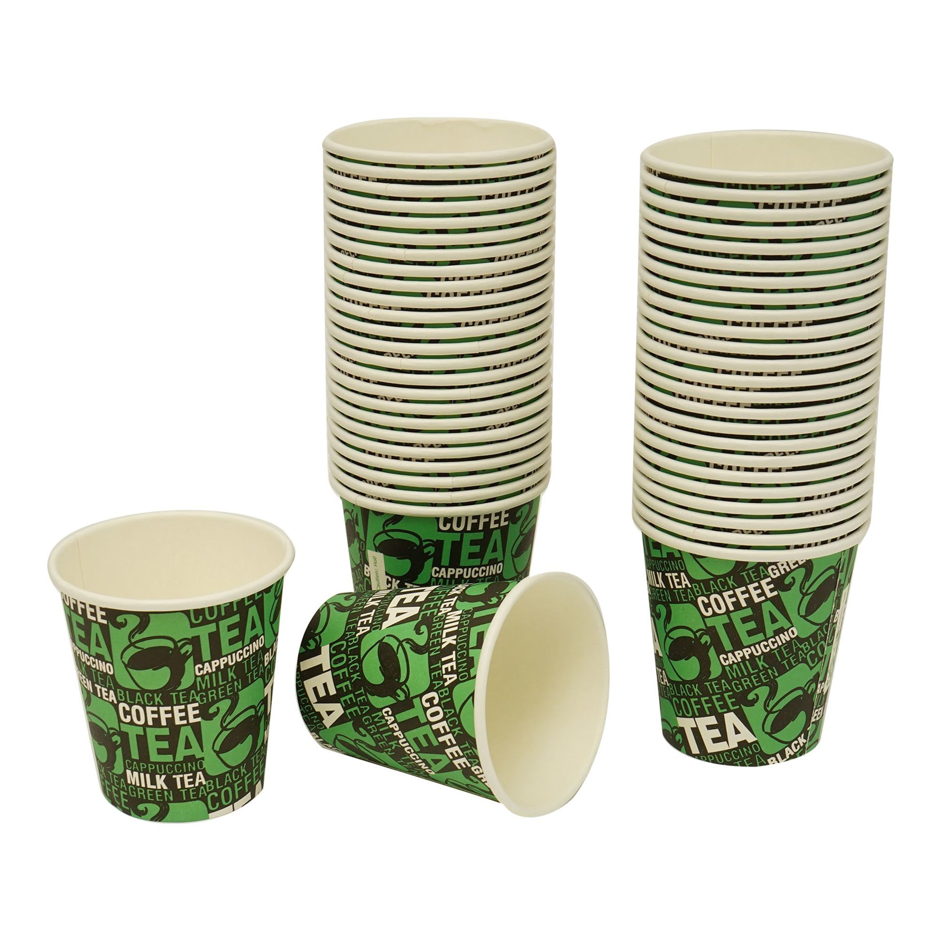 Shop IDEAL PACK Ideal Pack Paper Cup, 6.5oz, Pack of 50pcs, Green