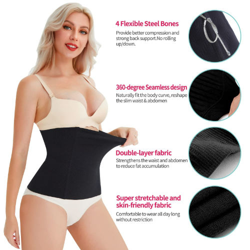 Women Waist Shapewear Belly Band Belt Body Shaper Cincher Tummy