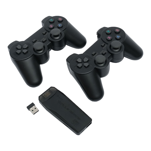 Shop GENERIC Wireless Controller Game Pad & 4K Ultra Hd Game Stick, 2.4G -  Black