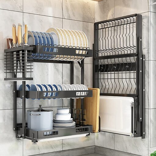 Buy Lavish Dish Rack Storage Rack For Dishes Kitchen Rack Kitchen Sink  Online in UAE