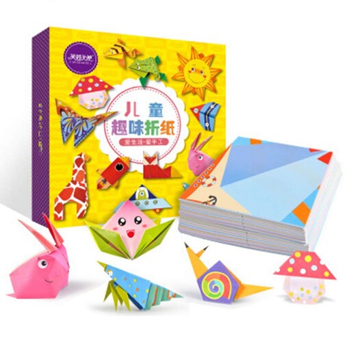 Shop GENERIC Toyandona Handcraft Colored Paper Kids Origami Kit