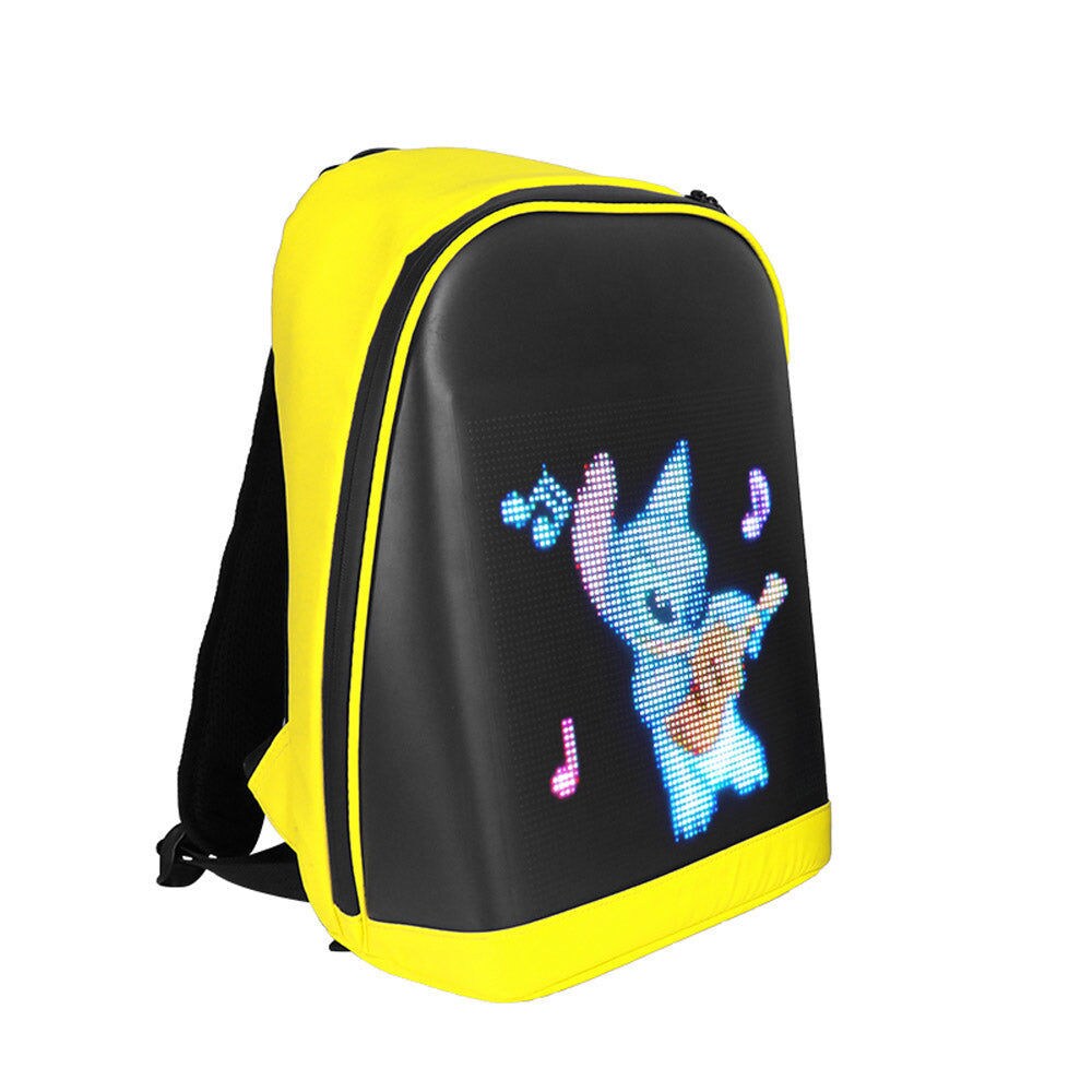 Buy Smart Pixel LED Backpack, Multi‑Function Ergonomic Laptop Backpack  Customizable Digital PIX Display WiFi APP Control Waterproof School Bookbag  20L 25 x 25cm(Pink) Online at desertcartINDIA