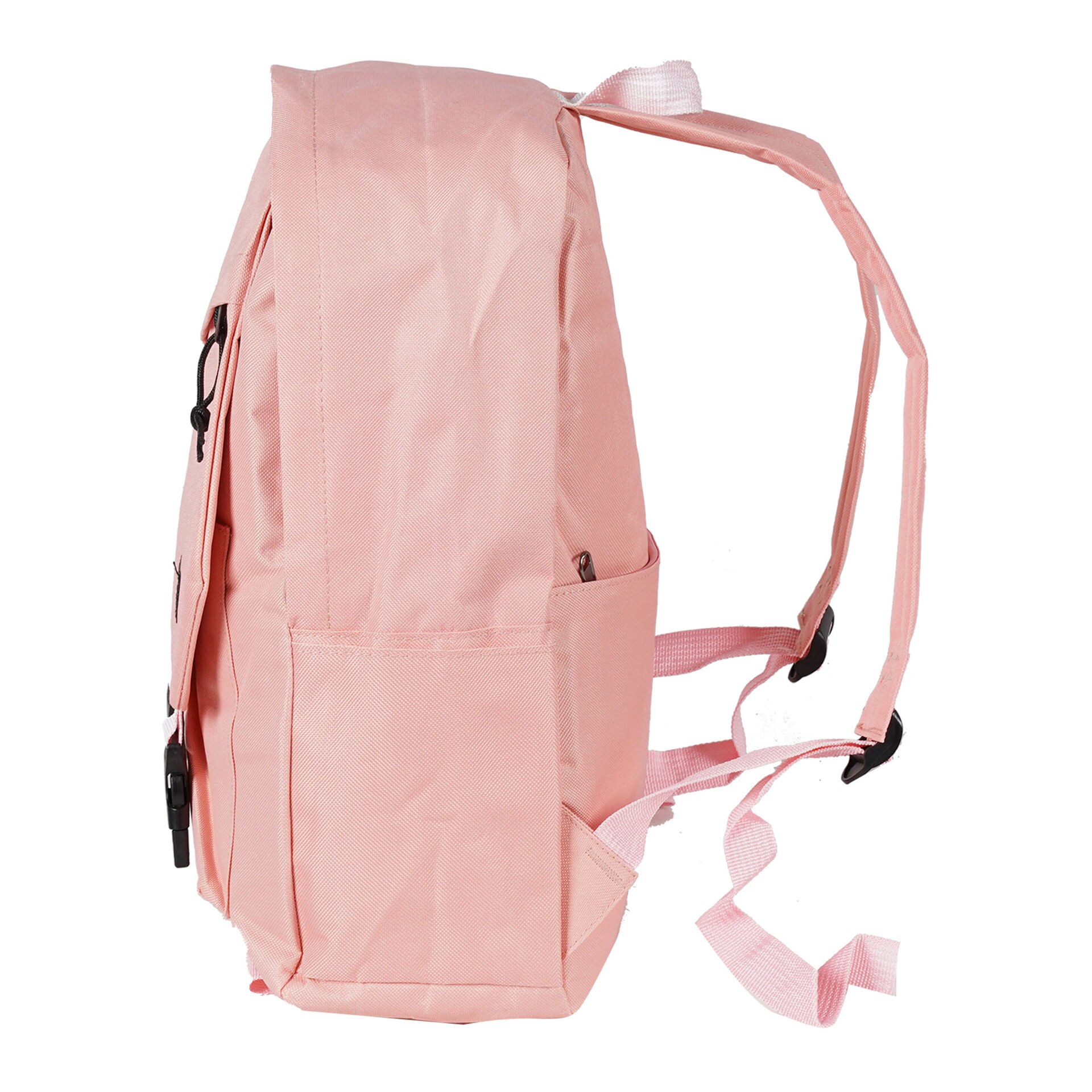 Shop FASHION INSTINCT Fashion Instinct Plain Design Unisex School Backpack  4Pcs Set, Dark Peach