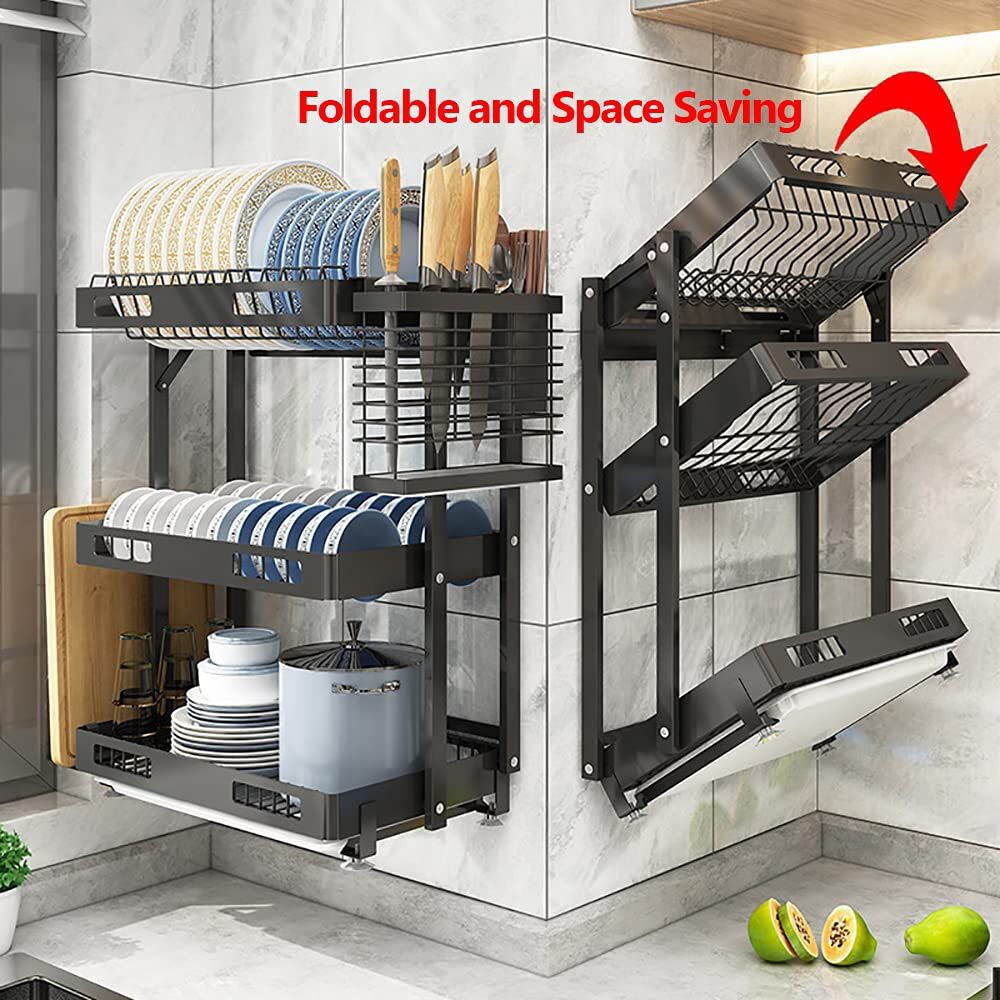 https://assets.dragonmart.ae//pictures/0710517_jjone-wall-mount-3-tier-hanging-dish-drying-rack-black.jpeg