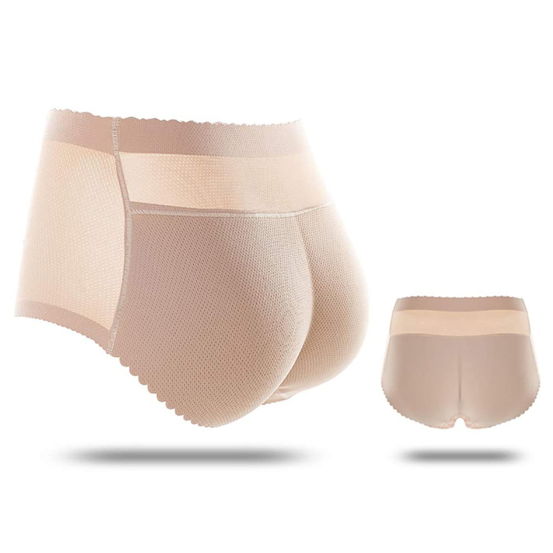 Shop NAOR Naor Women Booty Enhancer Hipster Panty with Foam Butt Pads,  Large, Skin