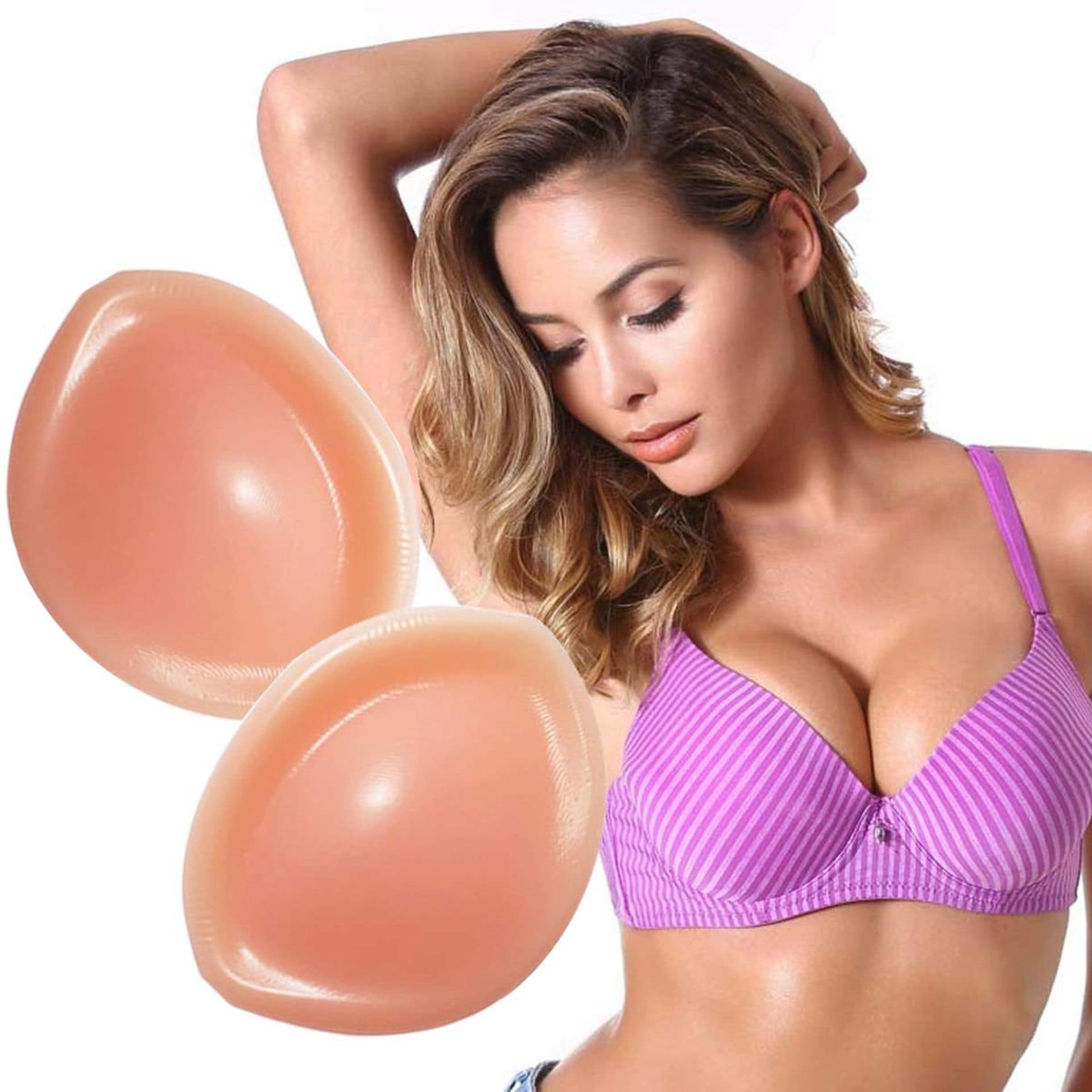 Shop NAOR Naor Women Soft Silicone Breast Chest Enhancers Push-up/Gathering  Pads, 1 Pair