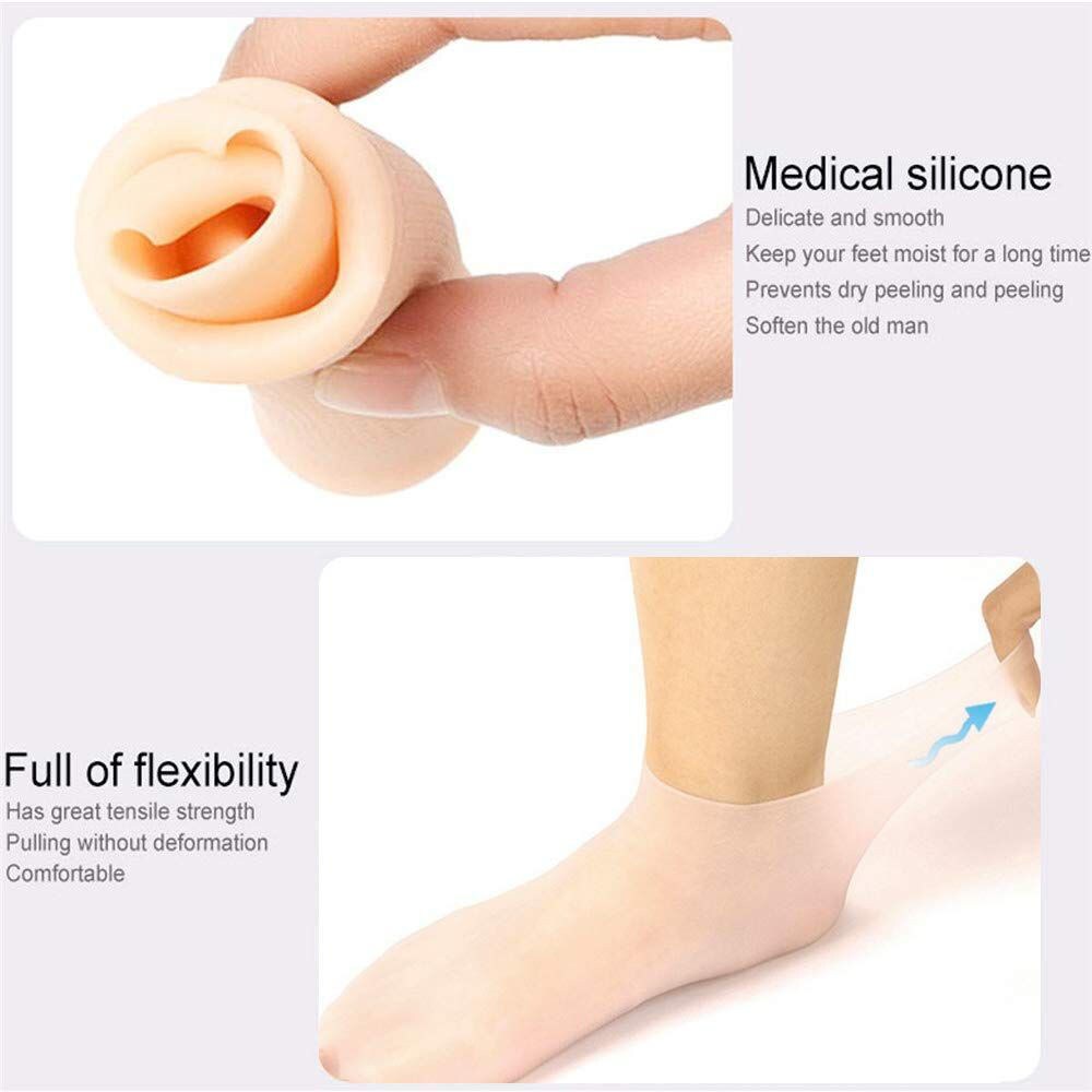 Shop EAST POPPY East Poppy Silicone Gel Moisturizing Full Foot Socks, L