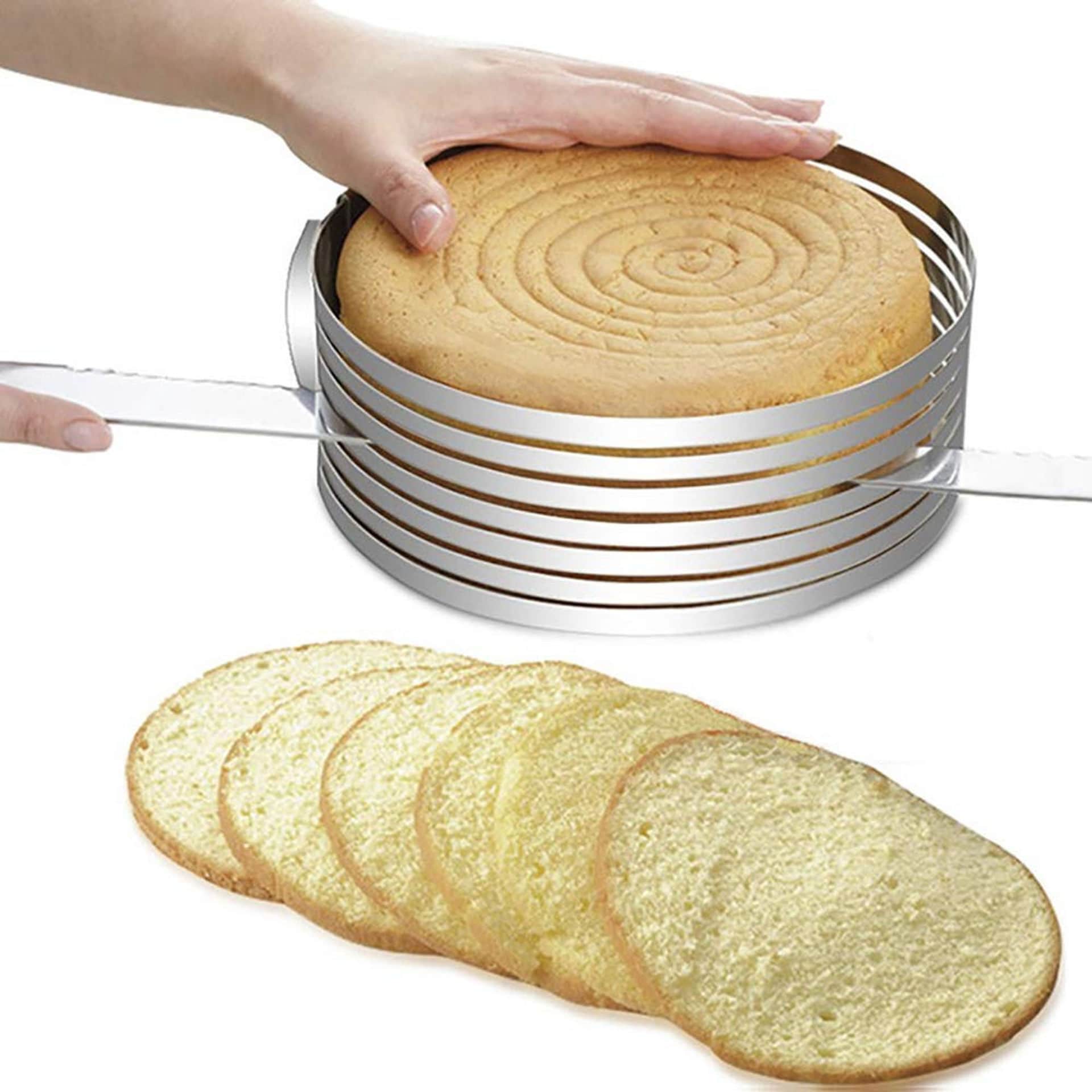 Adjustable Cake Slice Ring By Simply Making