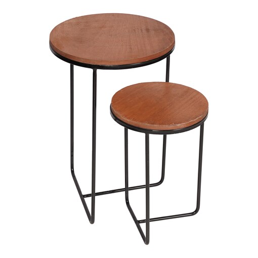 Metal deals lamp table