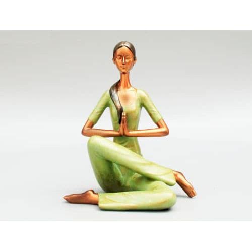 Modern Abstract Art Resin Yoga Pose Statue Yoga girl / Lady