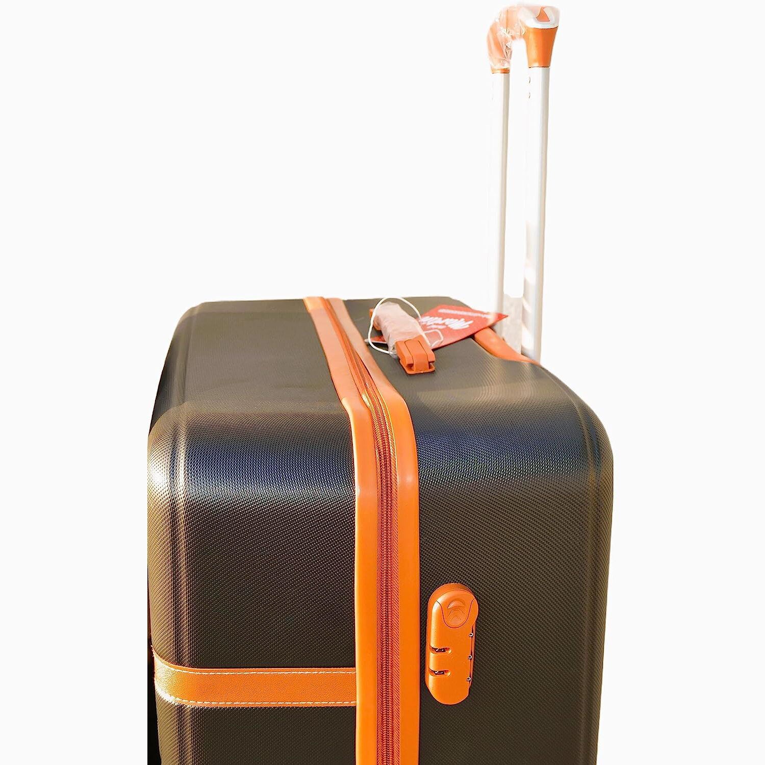 Abs Travel Luggage Trolley Set with Beauty Case (5 Pcs) in Dubai, UAE
