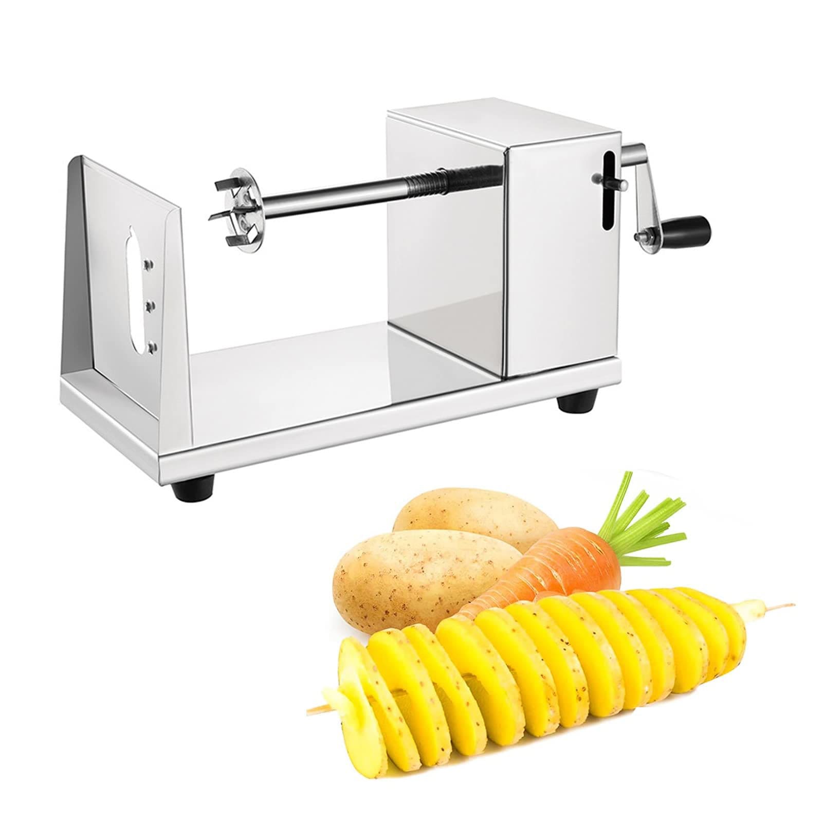 Stainless Steel Manual Potato Cutter French Fries Slicer Potato Chips  Machine