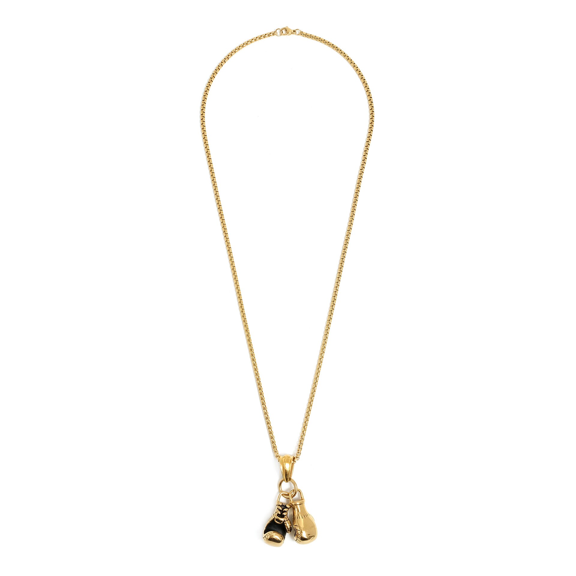 Gold Boxing Glove Necklace | Scream Pretty | Wolf & Badger