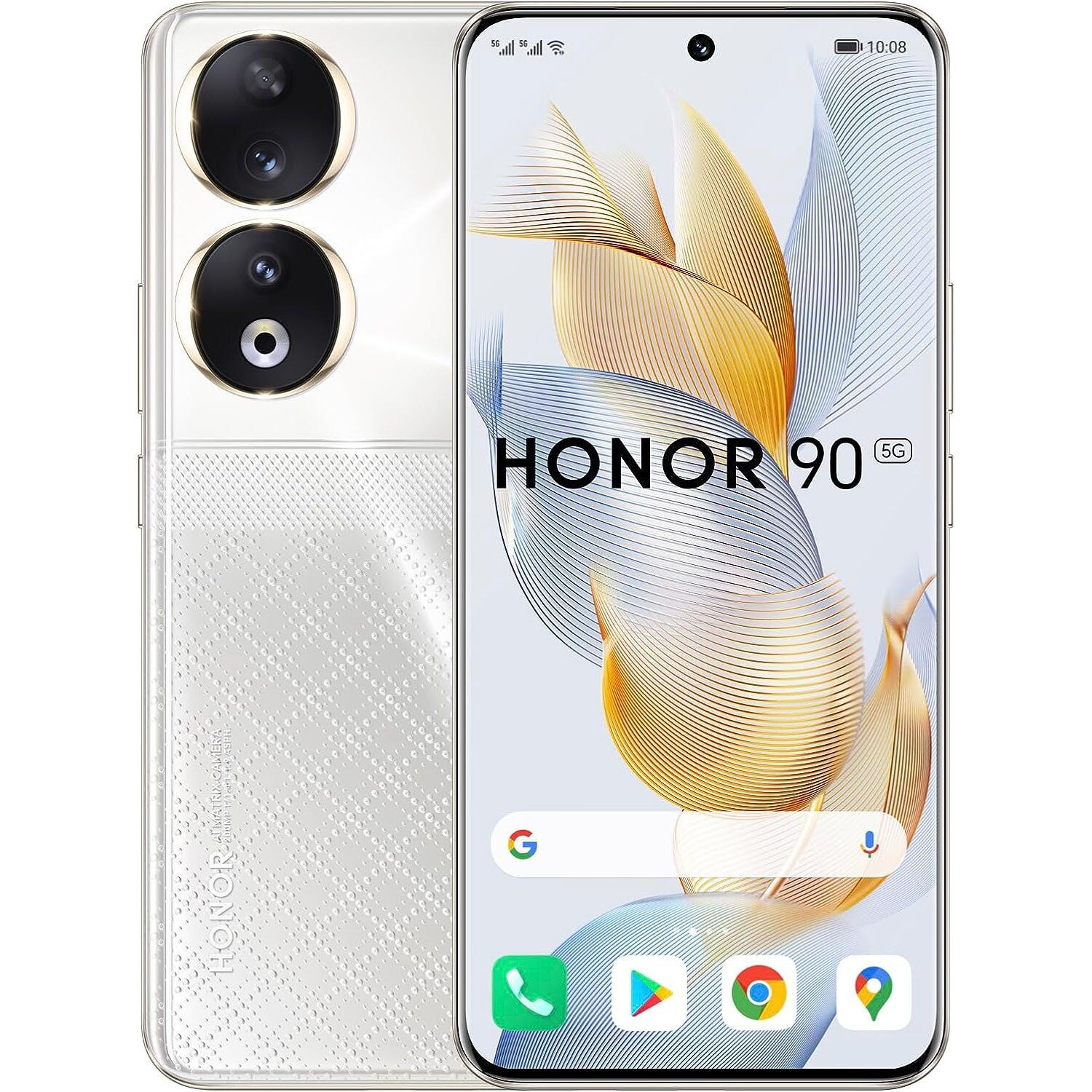 Shop HONOR Honor 90 Dual Sim 5G Smartphone, 12GB Ram, 512GB, 6.7in, Diamond  Silver
