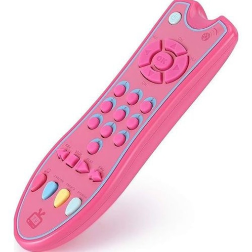 Shop Ukr UKR Baby TV Remote Control Learning Toy, Pink