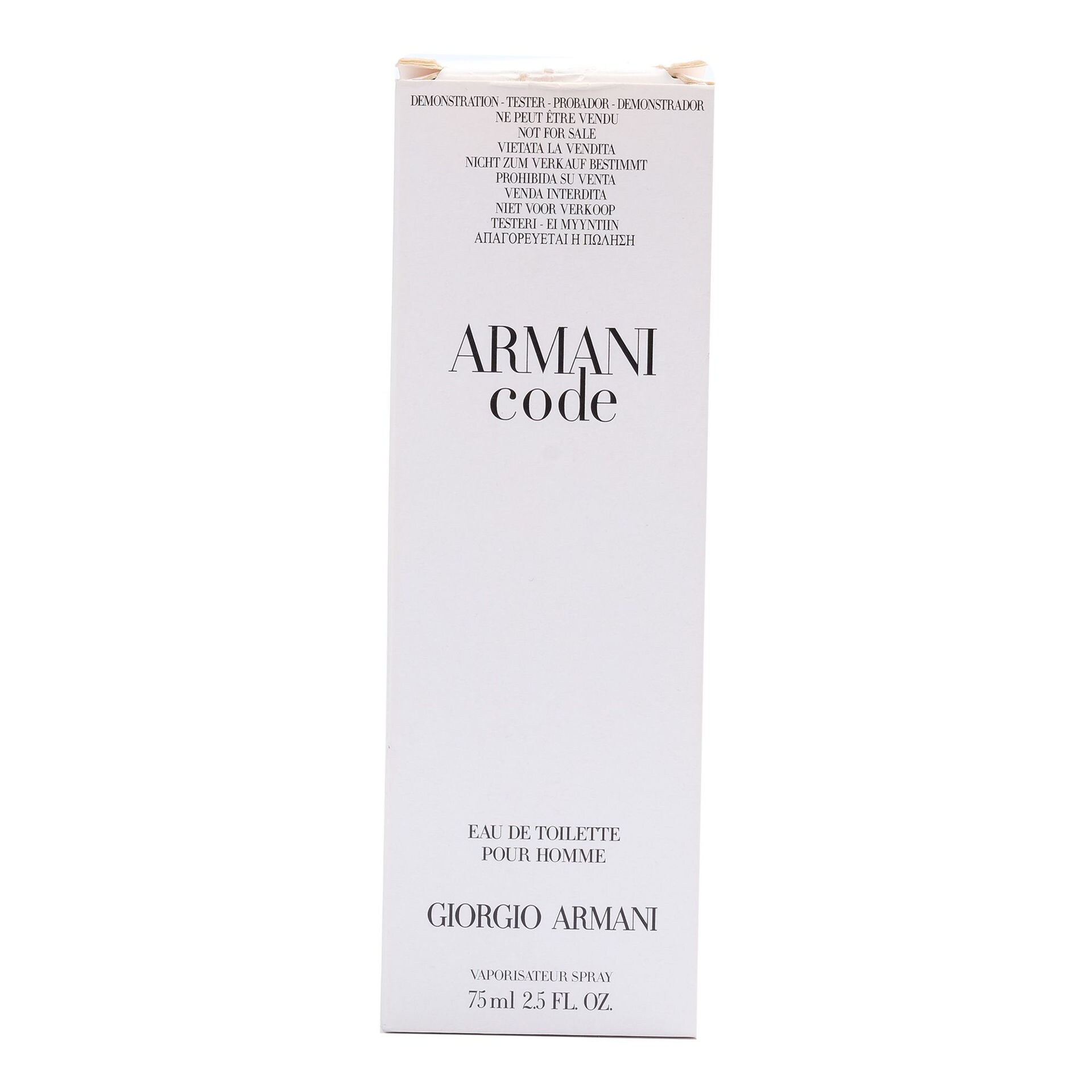 Shop GIORGIO ARMANI Giorgio Armani Code Eau De Toilette Tester 75