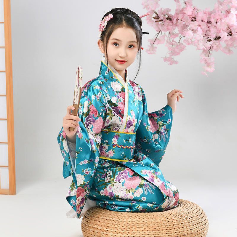 Shop FASHION PARTY STYLE FPS Japanese kimono for Girls, Blue