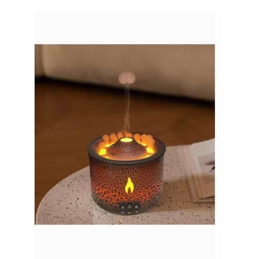 Ultrasonic Volcano Flame Humidifier at Rs 860, Room Humidifier in Surat