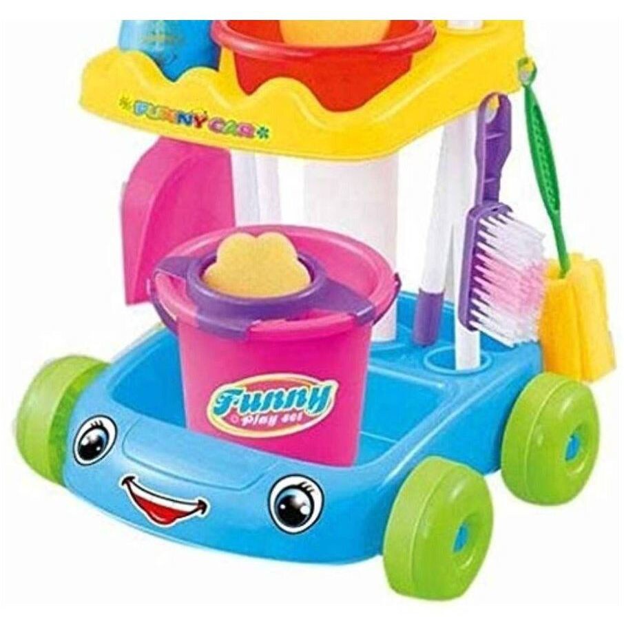 Cleaning Cart Playset with Accessories