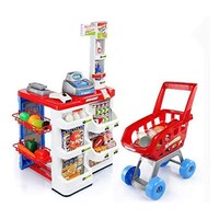 Picture of Children's Home Supermarket Toy Shopping Cart Cash Register Sets