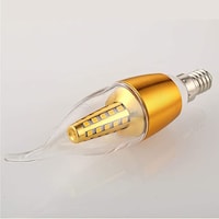Picture of E14 002 Golden Shape Candle Light 5W