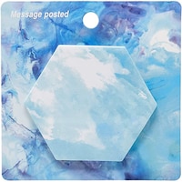 Picture of Tasheng Eric Hexagon Shaped Sticky Notes, Blue