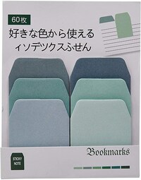 Picture of Sticky Note Bookmarks for Agenda Reminder, Green