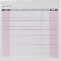 Picture of Monthly Planner Sticky Notes, Multi Color