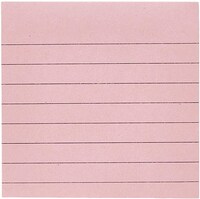 Picture of Tasheng Eric Small Ruled Sticky Notes, Pink