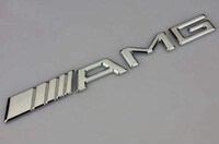 Picture of Emblem Sticker Amg For Mercedez - Silver