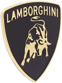 Picture of Lamborghini Car Sticker, Gold
