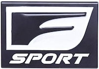 Picture of Emblem F Sport Metal Sticker - Matt Black