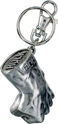 Picture of Keychain Marvel Hulk Fist Pewter Zinc Alloy Metal - Gray