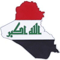 Picture of Emblem Sticker Iraq Map