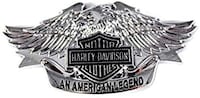 Picture of Emblem Sticker Harley Davidson Eagle - Silver / Black