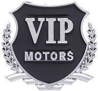 Picture of Emblem Vip Motors Metal Sticker, Multicolor