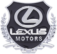 Picture of Emblem Sticker Lexus Motors - Silver