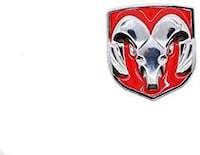 Picture of Emblem Dodge Metal Sticker - Red