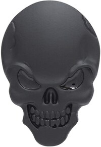 Picture of Emblem Sticker Head Skull - Matt Black