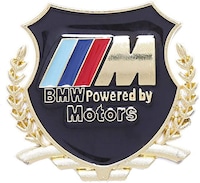 Picture of Emblem Sticker Bmw Powe By Motors - Gold