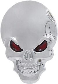 Picture of Emblem Sticker Head Skull - Silver