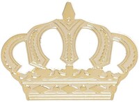 Picture of Emblem Sticker Crown - Gold
