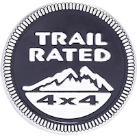 Picture of Emblem Sticker  Trail Rated - Silver / Black