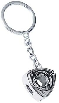 Picture of Keychain Rotary Engine Zinc Alloy Metal -  Silver
