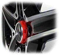 Picture of Mercedes-Benz Center Wheel Caps 4Pcs., Red