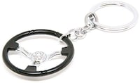 Picture of Keychain Classic Steering Zinc Alloy Metal - Silver