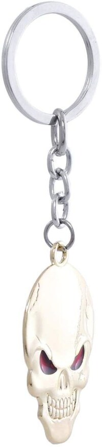 Picture of Keychain Skull  Zinc Alloy Metal -  Gold