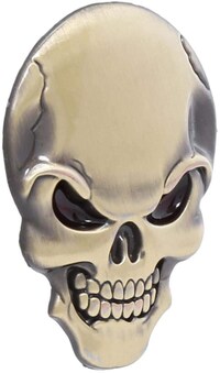 Picture of Emblem Sticker Head Skull - Gold