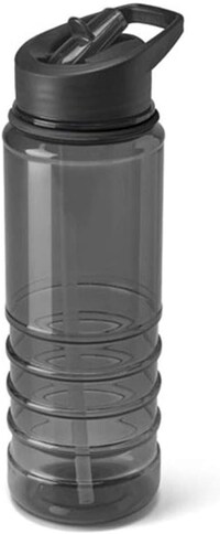 Picture of Plastic Sports Water Bottle, 650ml, Black