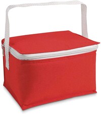 Picture of 6 Cans Cooler Bag In Red Colour, Lunch Bag
